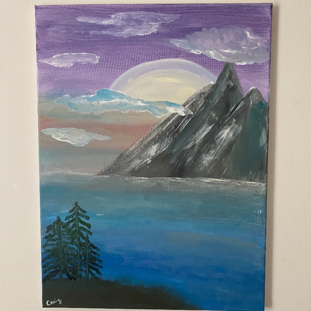 Mountain painting